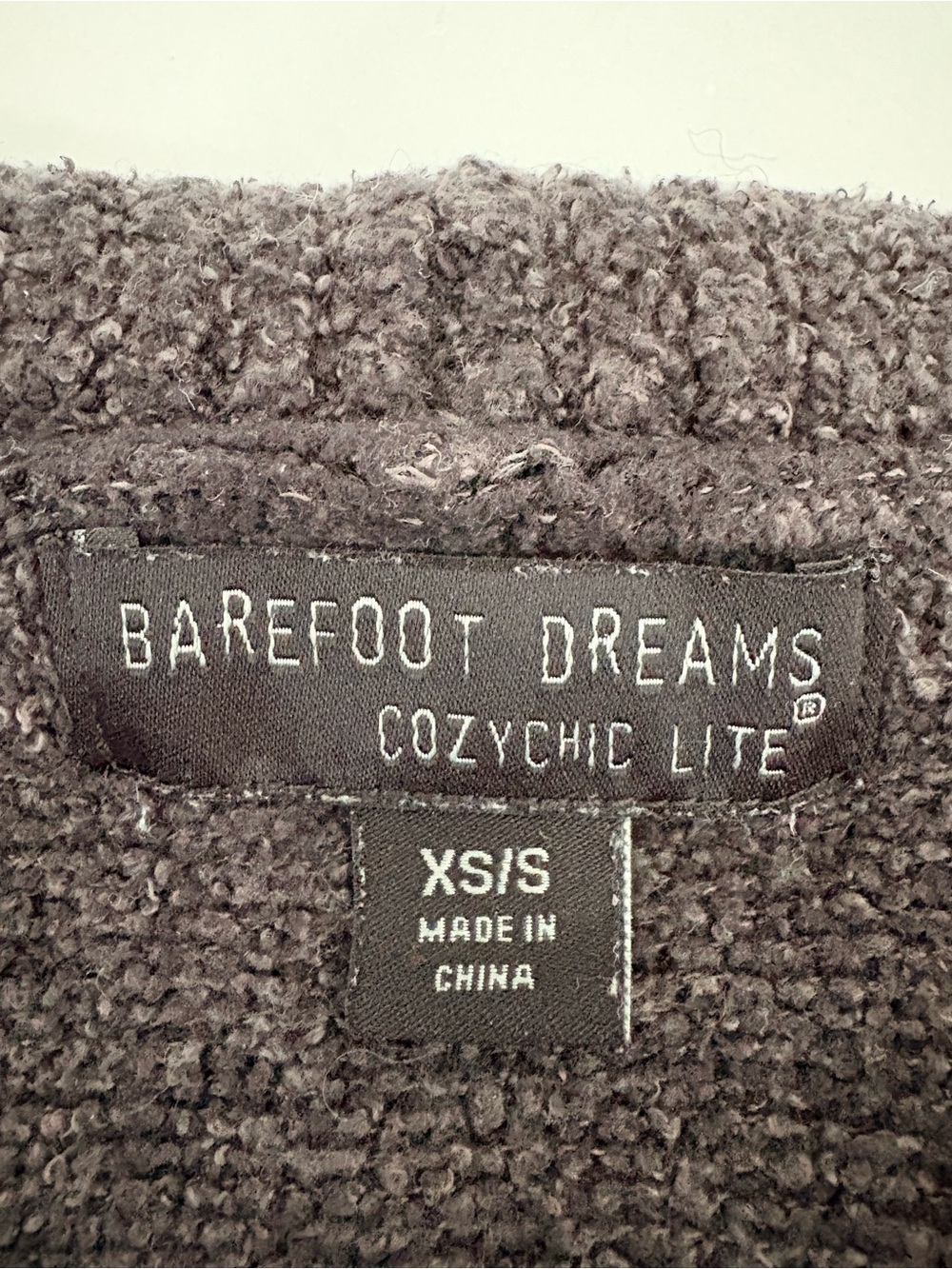 Barefoot Dreams CozyChic Lite Circle Cardigan Sz XS/S Charcoal EUC - Picture 6 of 15
